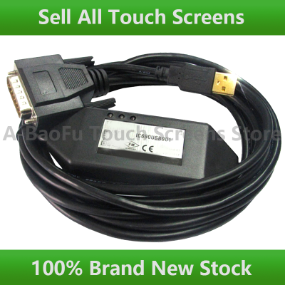 สายเคเบิลการเขียนโปรแกรม IC690USB901สำหรับ PLC GE Series,IC690ACC901