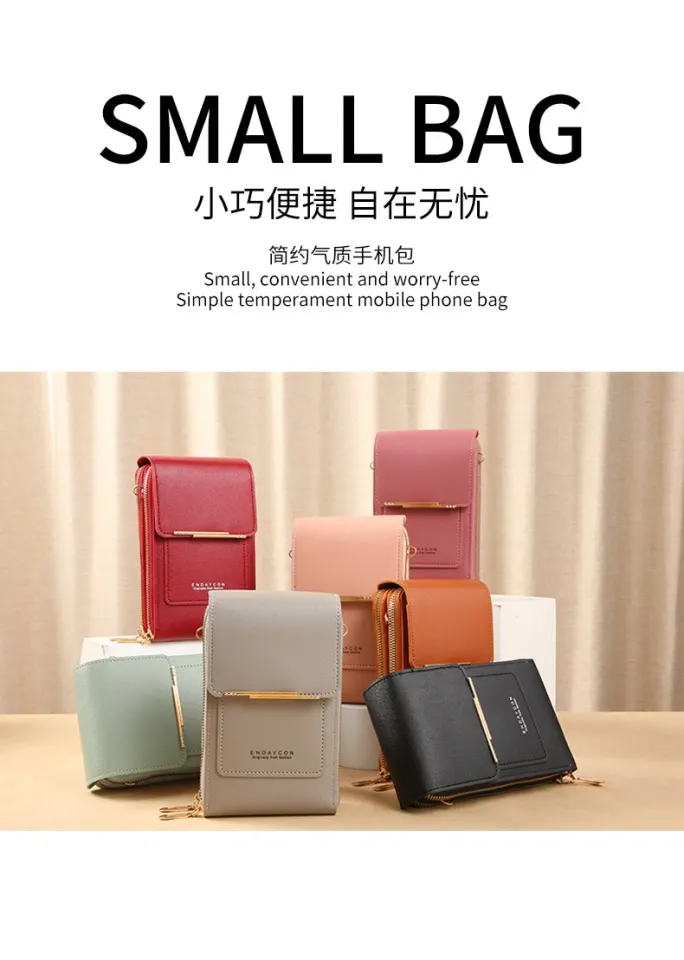 Buylor Women's Handbag Touch Screen Cell Phone Purse Shoulder Bag Female  Cheap Small Wallet Soft Leather Crossbody Bags Of Women