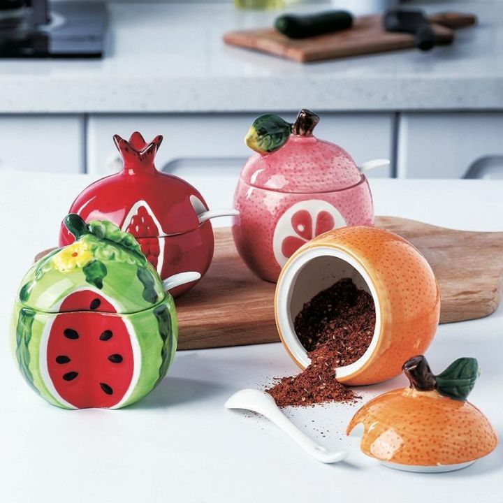 pumpkin-seasoning-fruit-seasoning-pot-ceramic-seasoning-sugar-salt-pepper-oil-tank-bottle-kitchen-accessories