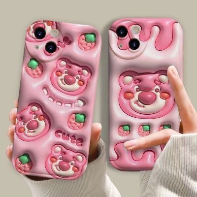 เคสโทรศัพท์มือถือ TPU แบบนิ่ม ลายการ์ตูน 3D สําหรับ iPhone 14 13 12 11 Pro Max X XR Xs Max 8 7 Plus SE 2020#5006