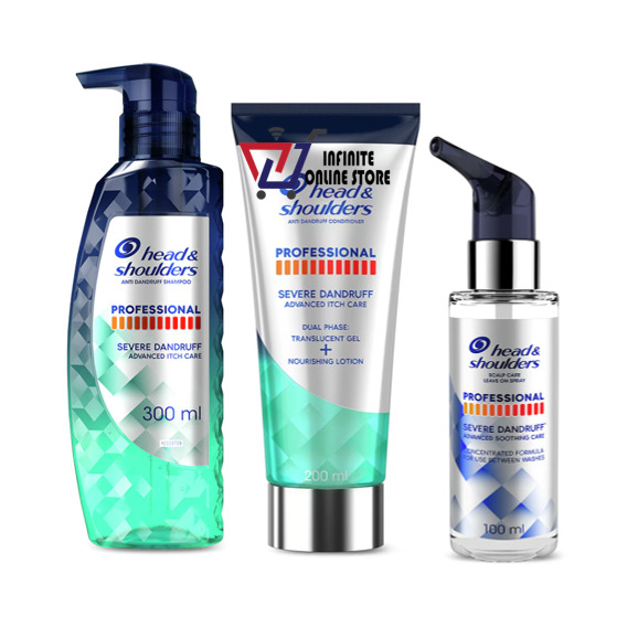 HEAD & SHOULDERS Professional Advanced Product for Severe Dandruff (Leave On Spray / Shampoo