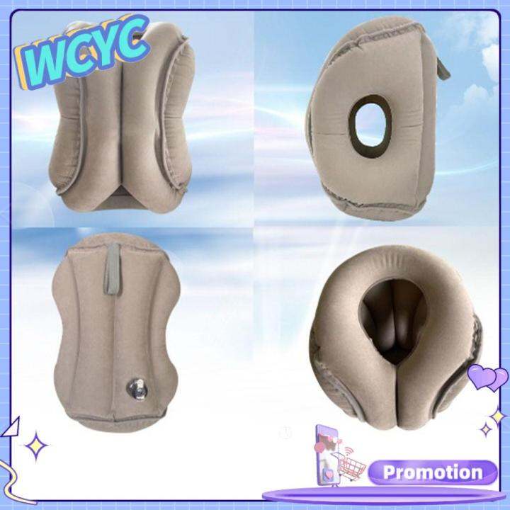 Airplane Neck Head Nap Pillows Travel Pillow Inflatable Air Cushion Nap Rest