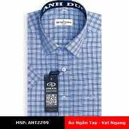 Áo Sơ Mi Nam Tay Ngắn - Vạt Ngang Bamboo Anh Đức Fashion