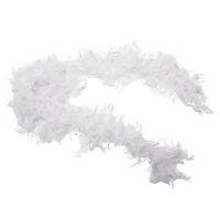 2X White Feather Boa Fluffy Craft Decoration 6.6 Feet Long