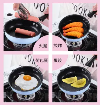 Mini Frying Pan Non Stick Cooking Appliances Egg Master Pancake Maker Cookware  Pan Pot Kitchen Equipment 12.5CM Random Color