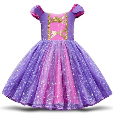 Toddler Girls Summer Dress Princess Dress Baby Kids Party Costume 1 2 3 4 5 Years Birthday Clothes Girls Minne Outfits