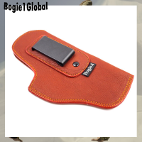 Bogie.1 ซองปืนพกในสำหรับคนถนัดซ้าย Glock19 หนังชามัวร์ หนังนุ่ม รองกำมะหยี่ด้านใน การตัดเย็บประณีต (สีดำ และสีน้ำตาล)