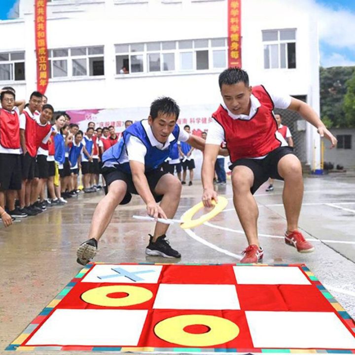 23new-group-team-building-game-props-interaction-leisure-outdoor-game-xo-chess-sports-toy-development-training-fast-tic-tac-toe-chess