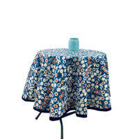 New round cotton printed tablecloths, stylish and fresh modern home tablecloths, tablecloths