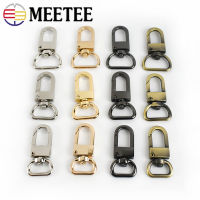 1020pcs 131619mm D Tail Metal Buckles for Bag Webbing Swivel Trigger Clasp Handbag Strap Hooks Hanger DIY Accessories