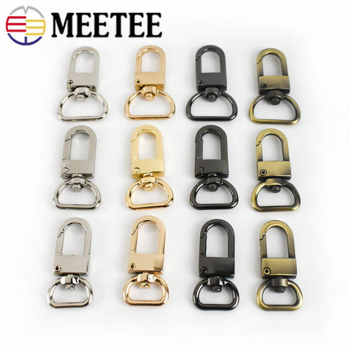 1020pcs-meetee-131619mm-metal-d-tail-bag-strap-buckles-lobster-swivel-trigger-clips-snap-hook-webbing-hang-buckle-accessories