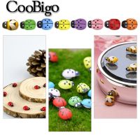 【CC】△  100Pcs Wood Miniature Wall Stickers Garden Scrapbooking Decoration Crafts Supplies Self-adhesive