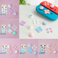 สำหรับ Joy Con D-pad Move ปุ่มทิศทางข้าม ABXY ปุ่มจอยสติ๊ก Thumb Stick Grip Cap สำหรับ Nintendo Switch NS OLED Case