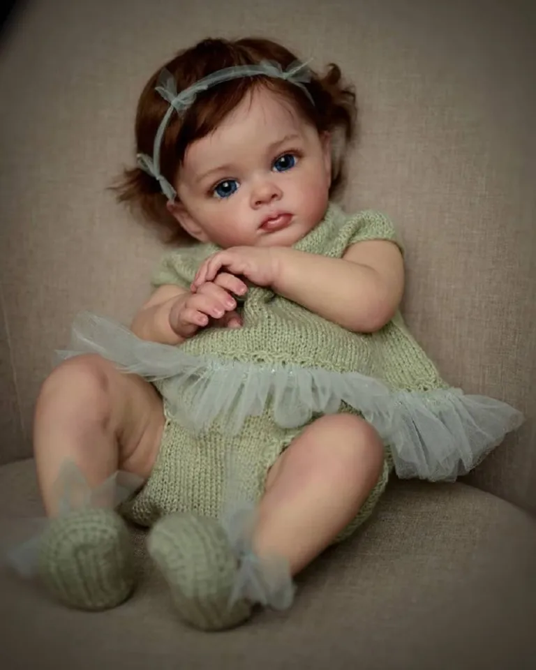 53Cm Bebê Reborn Tutti Lifelike Newborn Baby By Artists Baby Doll Girl  bonecas reborn original Birthday Gifts