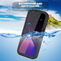 IP68 Waterproof Phone Case For 13 Pro Max Mini Case 360° Full Protect Clear Dustproof Diving Luxury Cover Coque Fundas