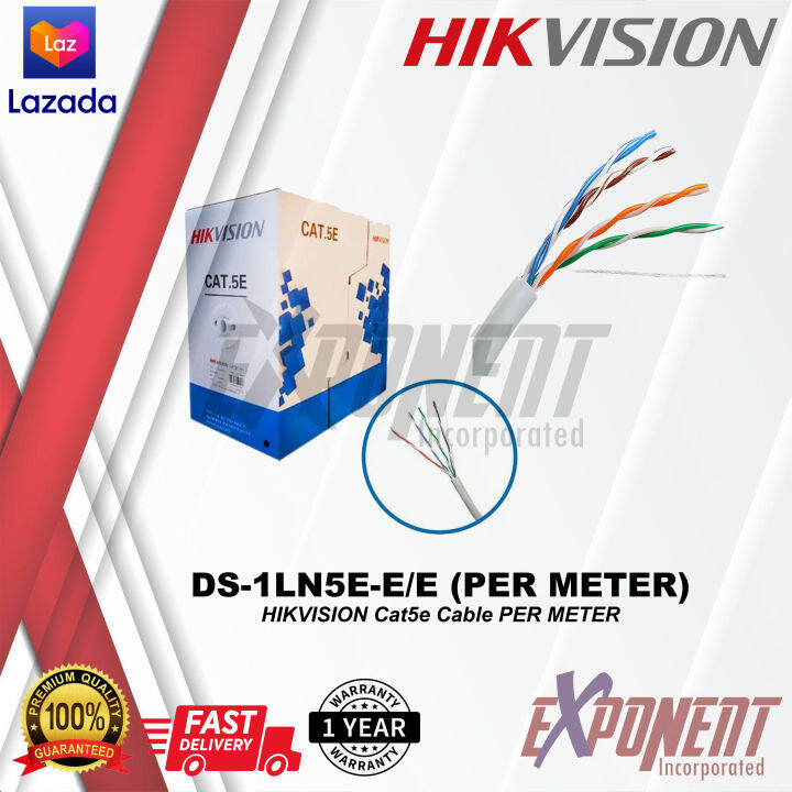 DS1LN5EE/E (PER METER) HIKVISION Cat5e Cable PER METER Lazada PH