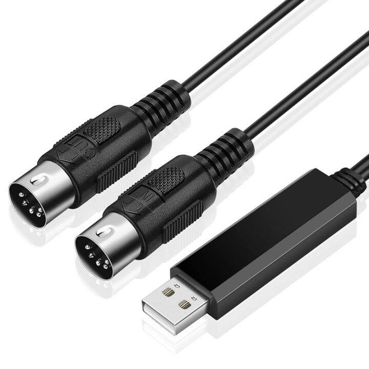 2x-usb-midi-cable-converter-usb-interface-to-in-out-midi-cord-for-pc-laptop-to-piano-keyboard-in-music-studio-6-5ft