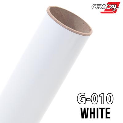 Oracal 651 G010 สติ๊กเกอร์สีขาวเงา ติดรถยนต์ (300cm.x126cm.)