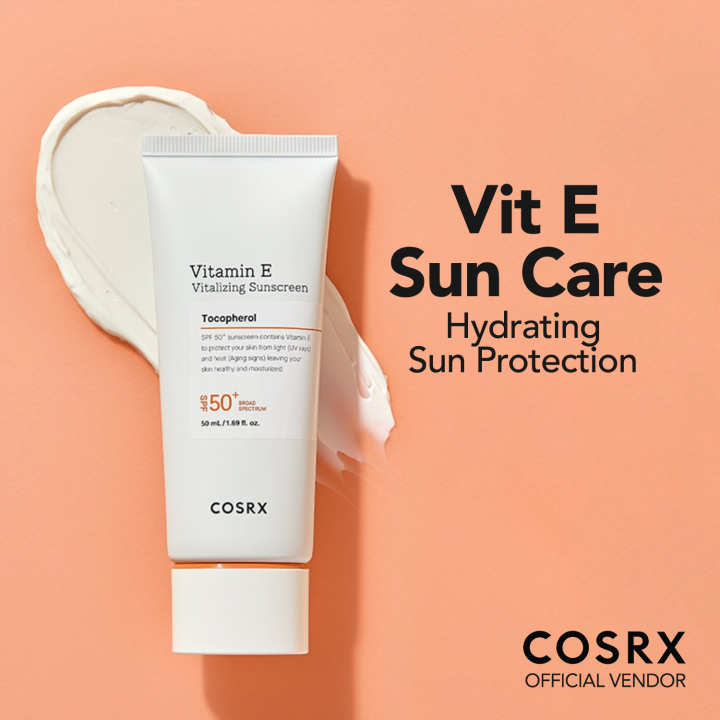 COSRX The Vitamin E Vitalizing Sunscreen SPF 50+ 50ml Lazada PH
