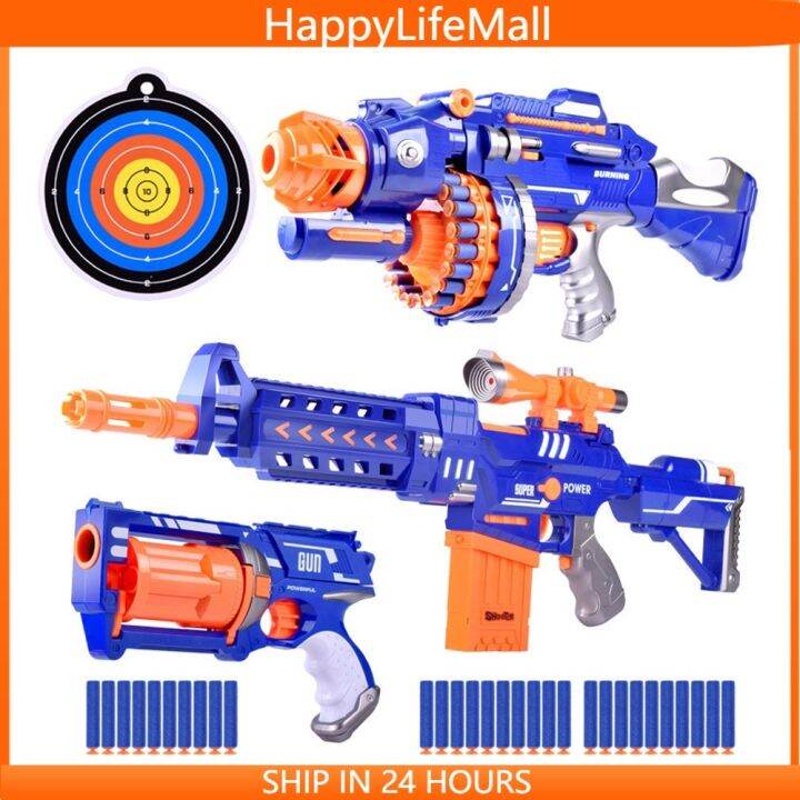 YBB.PH Toy Gun For Kids Electric pellet Guns Boys Soft Bullets With ...