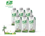Thùng 24 hộp 330 ml Nước dừa tươi hương vị dừa Xiêm Vico Fresh
