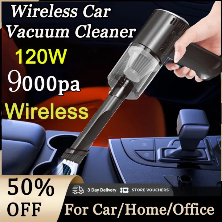 【Spot in Manila】Mini Car Vacuum Cleaner Portable Handheld Vacuum