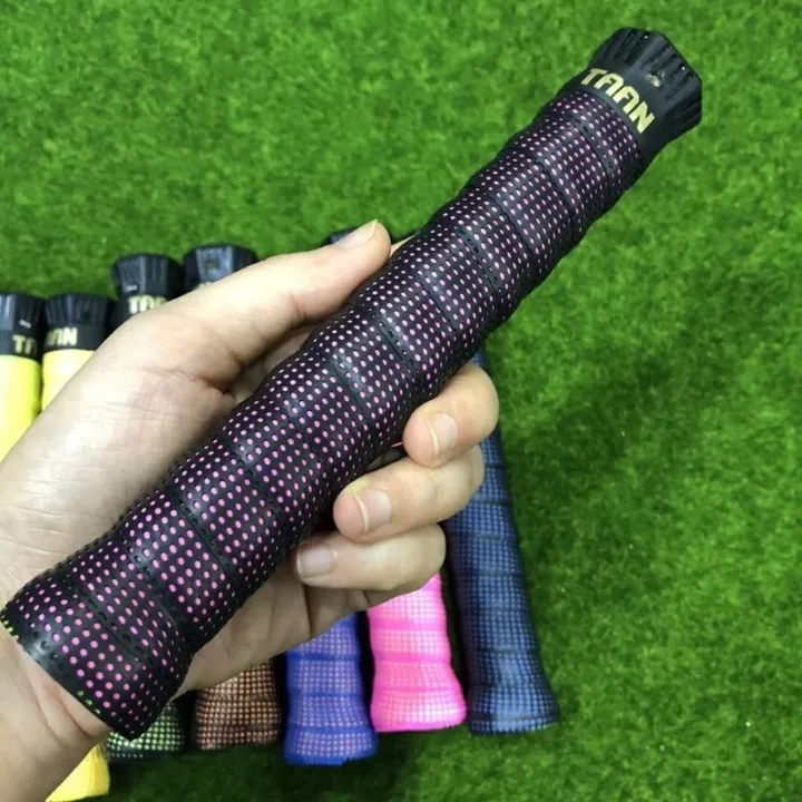 4pcs TAAN TW090 Tennis Racket Grip Viscosity Double Over Grip Sweat Badminton Racket Durability
