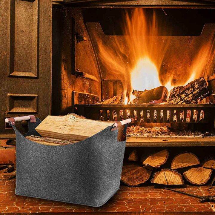 2x-felt-bag-firewood-basket-extra-thick-felt-amp-reinforced-handles-wooden-basket-felt-bag-foldable-wood-basket