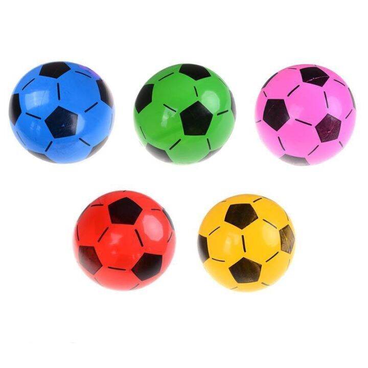 1PC Inflatable PVC Football Soccer Ball Kids Children Beach Pool Sports ...