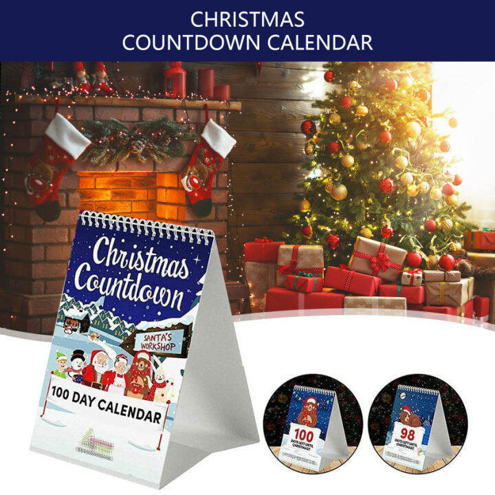 ready stock 100 original 100 day christmas countdown calendar 2022