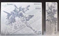 Bandai Original GUNDAM MG EX IMPULSE 1/100อะนิเมะ Action Figure Assembly ของเล่นสะสมเครื่องประดับของขวัญเด็ก