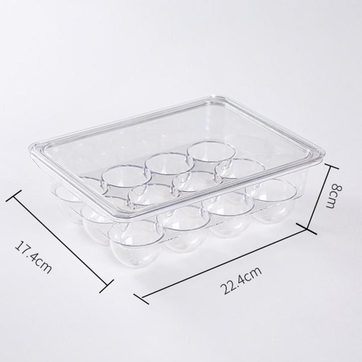 กล่องใส่ไข่อะคริลิค-12-ช่อง-กล่องเก็บไข่-โปร่งใส-ที่เก็บไข่-ถาดไข่-แผงไข่-ตู้เย็นเก็บไข่-กล่องหลุมเก็บไข่-ให้ไข่สด-ลิ้นชักเก็บไข่ไก่