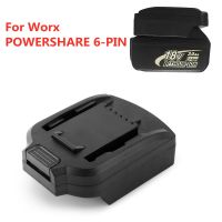 【HOT SALE】 Trendy deals Mall สำหรับ Makita 18V BL18 Series Lithium To 20V Transfer Tool สำหรับ Worx POWERSHARE 6-PIN Li-Ion Adapter