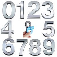 【LZ】㍿❅  5Cm Exterior House Numbers Signs On The Door Mailbox Numbers 0-9 Self Adhesive Numbers For Outdoor Apartment Office Hotel Room