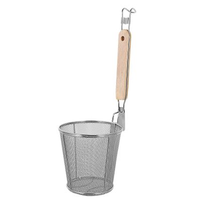 Strainer Noodle Basket Pastacolander Stainless Spoon Steel Strainerskitchen Mesh Scoop Filter Dumpling Pothandle Sives Gadget