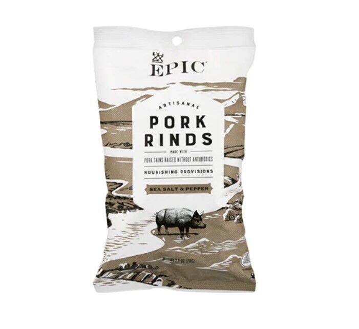 Epic Pork Rinds Sea Salt & Pepper 70g Lazada PH