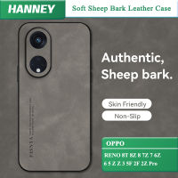 HANNEY สำหรับ OPPO RENO 10 8T 8Z 8 7Z 7 6Z 6 5 Z Z 3 5F 2F 2Z Pro 4G 5G โทรศัพท์หนังเปลือกนิ่มหรูหราเลนส์เต็มรูปแบบป้องกันกล้อง กันกระแทกฝาครอบ MM-06