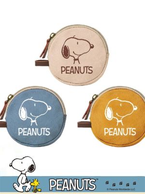 Japanese New Snoopy Compact Coin Purse Cartoon Cute Print Lipstick Bag Fashionable Girl Heart Clutch Bag Trendy 【AQUA】✁▩