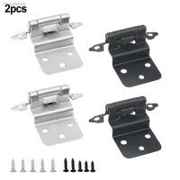 ☬ 2pcs Kitchen Cabinet Hinges Self Closing Hydraulic Buffer Hinges Face Mount 3/8 Inset Door Spring Hinge Furniture Hardware