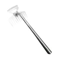 er Tool for Yard Manganese Steel Puller with 11 Teeth Long Handle Portable Remover Hand Tool Remover for Agricultural Work Farm Yard Garden dutiful