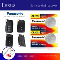 จัดส่งฟรี Panasonic CR2032 Lexus รถแบตเตอรี่ ES200/300 RX300 IS NX UX LS CT