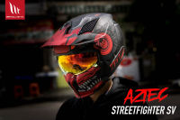 MT STREET FIGHTER SV AZTEC RED MAT สตรีทไฟเตอร์ หมวกกันน็อค