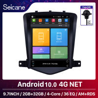 Seicane 9.7นิ้ว Android 10.0 วิทยุนำทาง GPS สำหรับ 2008 2009 2010 2011 2012 2013 Chevy ChevroletคลาสสิกCruzeที่มีหน้าจอสัมผัสบลูทูธWIFIสนับสนุนTPMS Carplay + Aกล้องฟรี