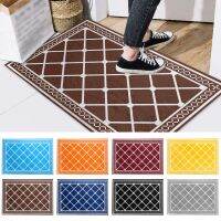 60*40cm Geometric Entrance Door Mat Living Room Anti-slip Car Absorbent Bath Mat Kitchen Velvet Welcome Mats For Front Door