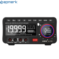 ANENG 2-In-1ลำโพงบลูทูธมัลติมิเตอร์แบบตั้ง AC/DC แบบ2-In-1,19999นับ True-RMS ออกอากาศด้วยมัลติมิเตอร์อัตโนมัติพร้อมเครื่องทดสอบอุณหภูมิความจุโอห์มต่อเนื่องการทดสอบไดโอด