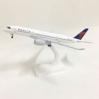 JASON TUTU 20ซม. เครื่องบินรุ่นเครื่องบินรุ่น Delta Airbus A350เครื่องบินรุ่น1:300 Diecast โลหะเครื่องบินเครื่องบินของเล่น Aeroplan