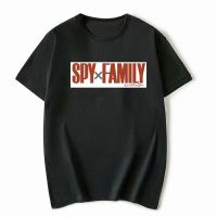 เสื้อยืดพิมพ์ลายแฟชั่นใหม่ Spy X Family เสื้อยืดอะนิเมะพิมพ์ Streetwear ผู้ชายผู้หญิงแฟชั่นผ้าฝ้าย O-Neck เสื้อ T Haraju  DTA8