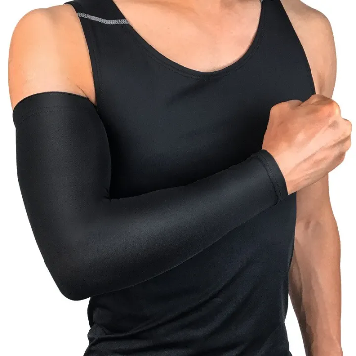 yy-1pair-sunscreen-arm-sleeves-ice-silk-cooling-anti-sunburn-sleeve-elastic-compression-sleeve-outdoor-running-driving-arm-warmers