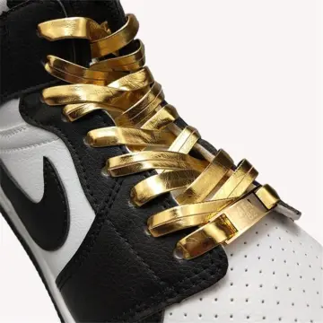 Gold shoelaces hot sale