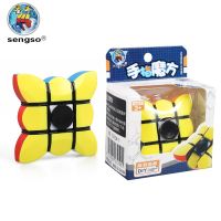 SENGSO Fingertip Gyro Fidget Hand Spinner Relax Stress Toy Puzzle Magic Cube 1x3x3 Fingers Speed Twist Anti-Stress Cube Brain Teasers